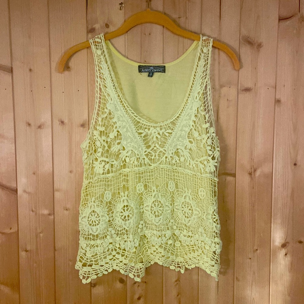 Lightly worn lace top